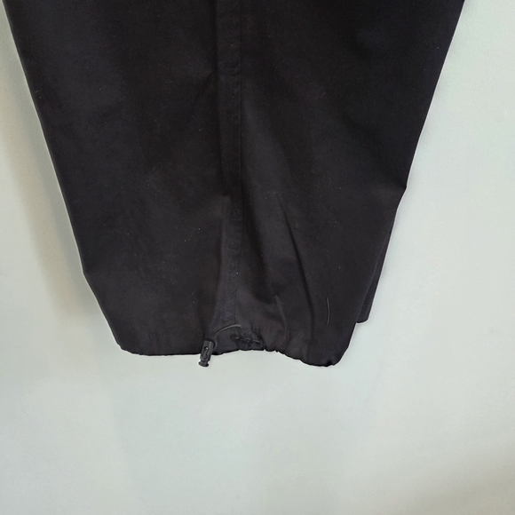 Forever 21 Black Jogger Pants Drawstring Cropped Medium New With Tags - Picture 7 of 15